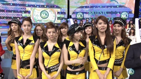 Mr Taxi On Music Station 愛しテヨン少女時代